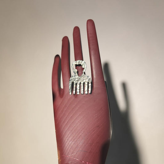 Sacred Duafe Silver Ring