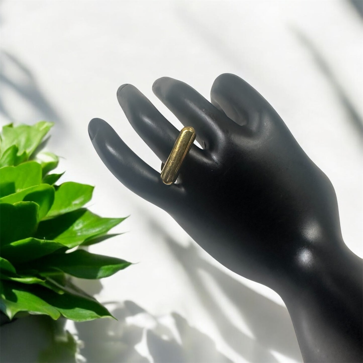 Golden Pillar Ring