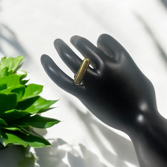 Golden Pillar Ring