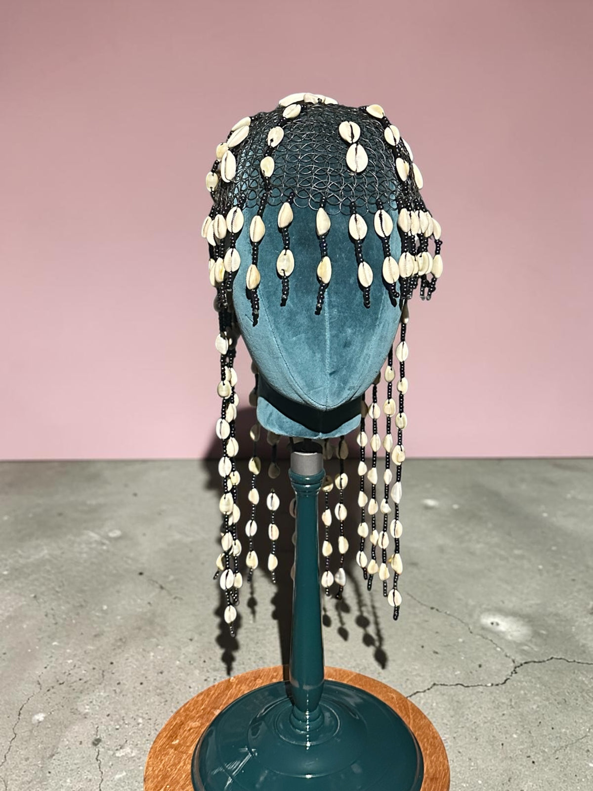 Midnight Ritual Cowrie Shell Headpiece