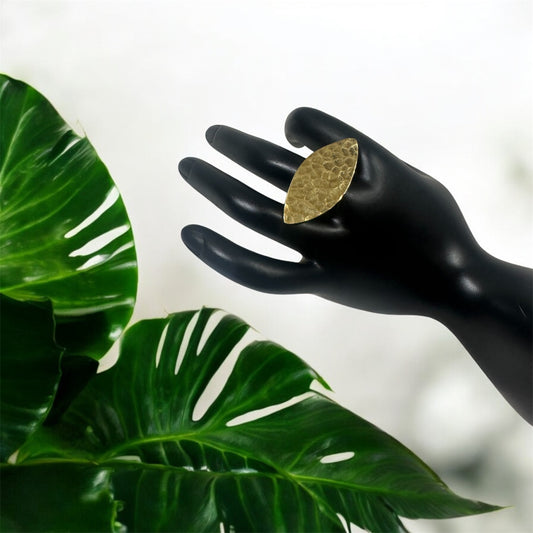 Golden Eclipse Ring
