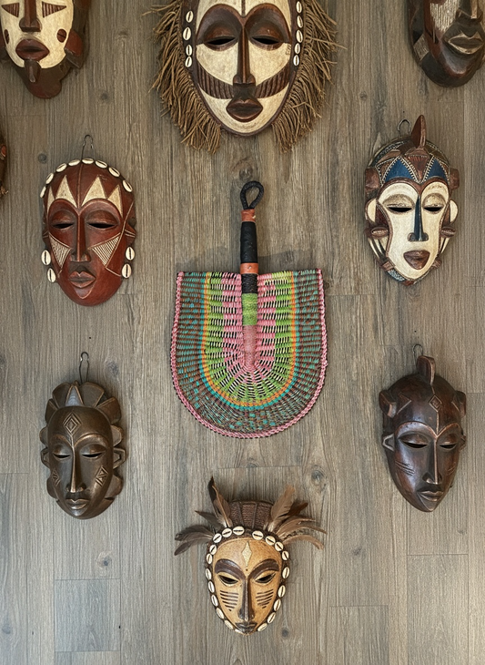 Woven African Fan – 30