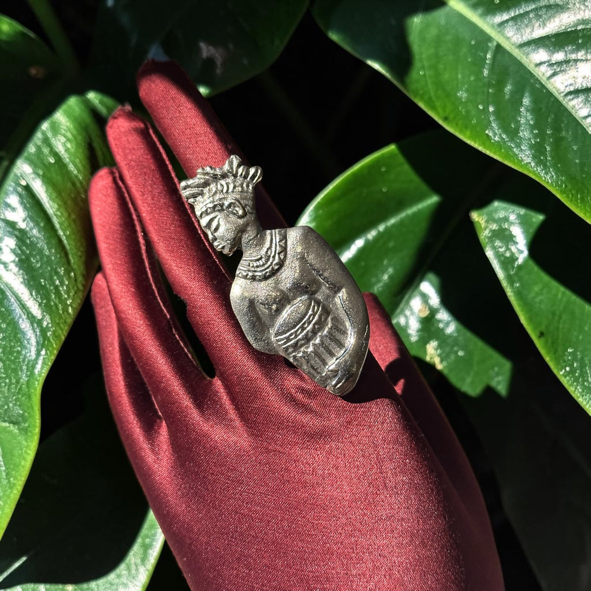 Djembe Soul Silver Ring