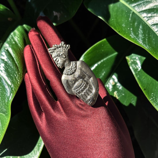 Djembe Soul Silver Ring