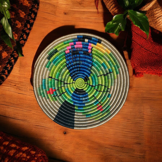 Buzzing Harmony Woven Basket