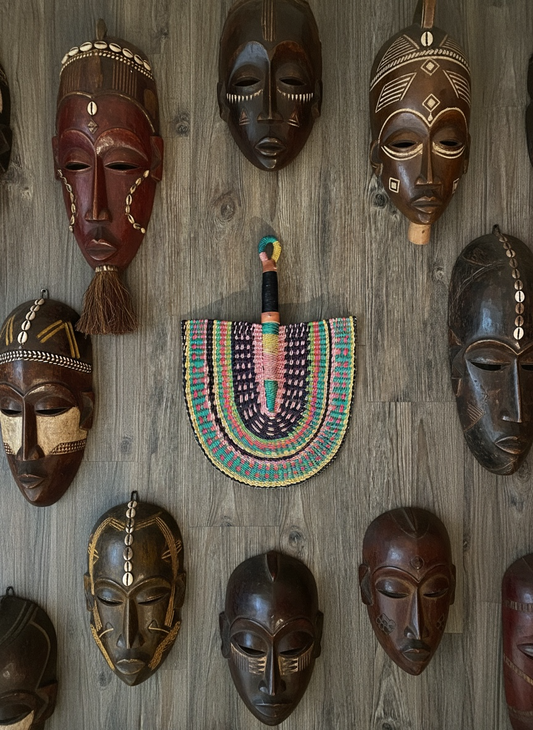 Woven African Fan – 27