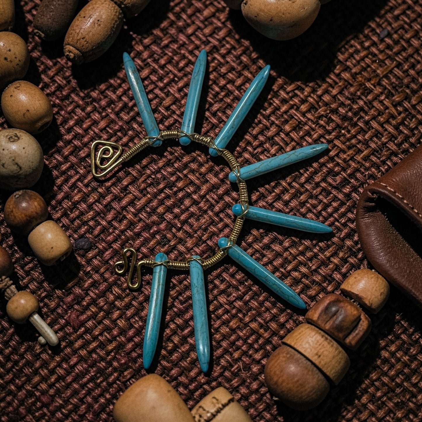 AdornHer “Azure Radiance” Cowrie Ear Cuff (Dual Wear)