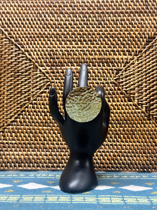 Ayira: Artisan Brass Ring, a Kenyan Marvel of Intricacy (Medium)