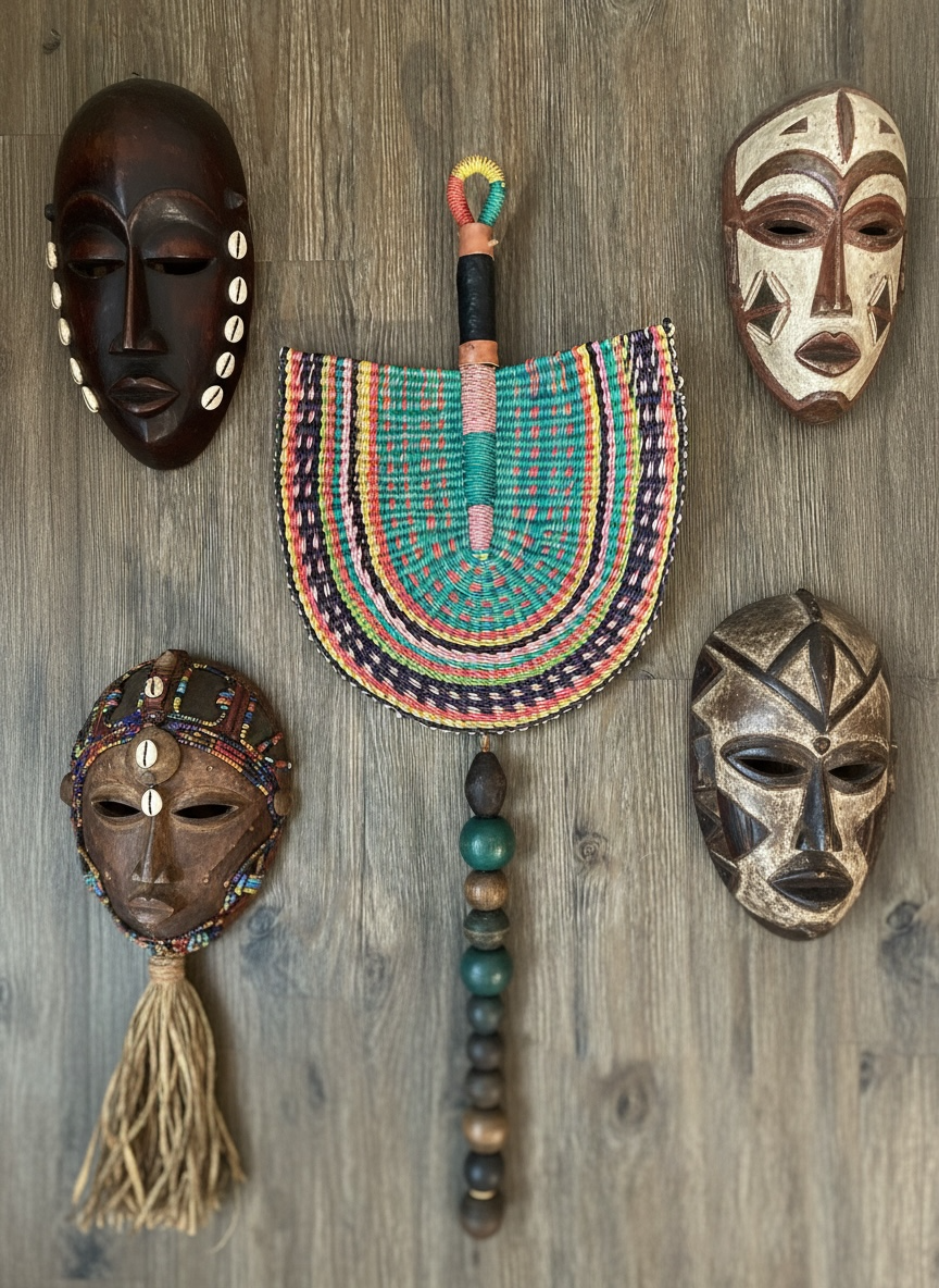 Woven African Fan – 23