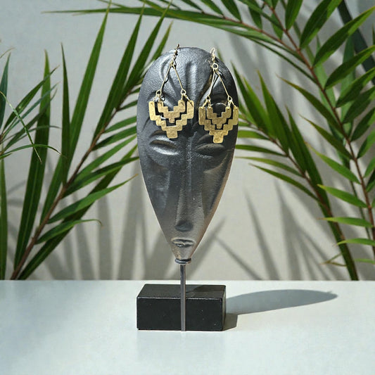 Gold Against Warm Air Earrings