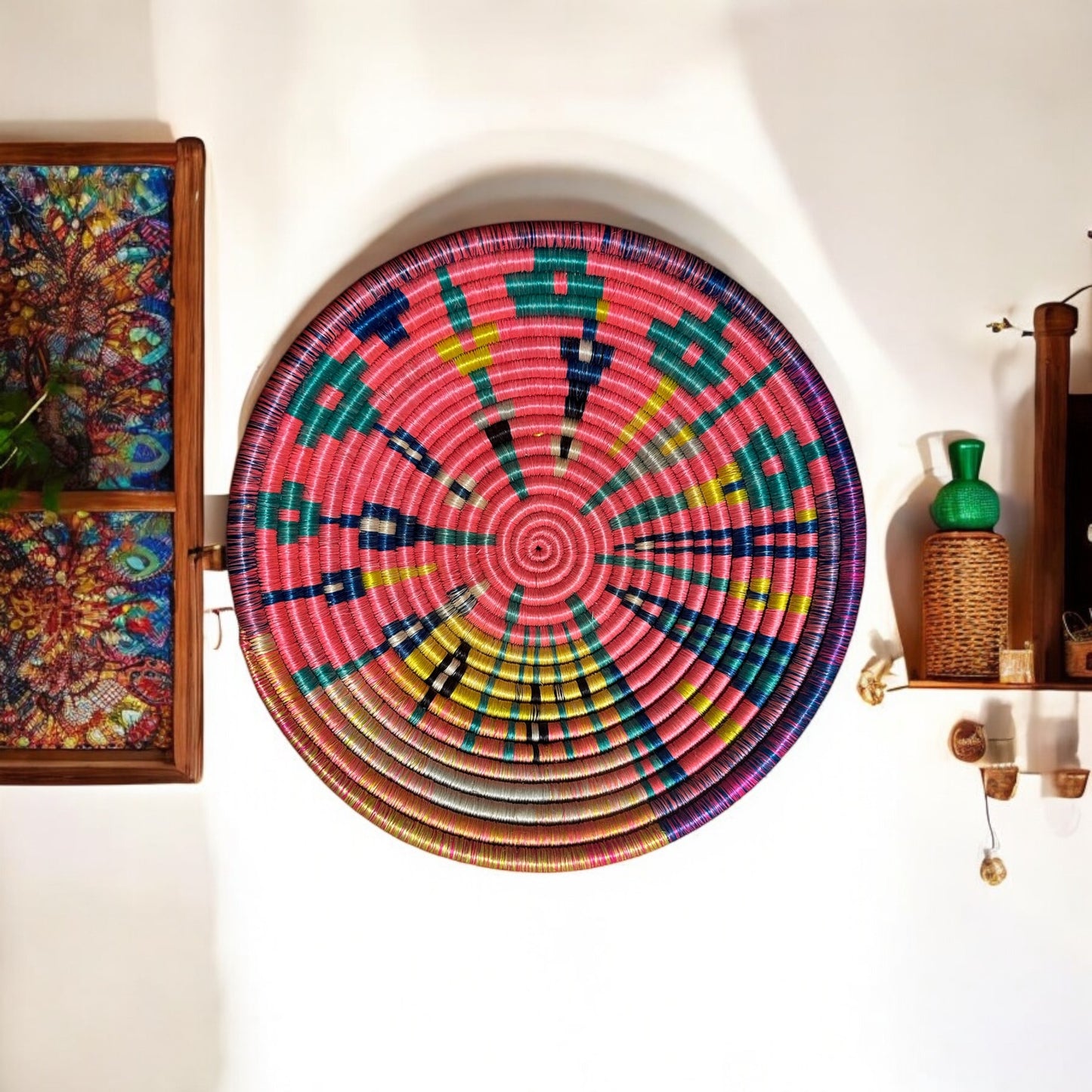 Joyful Radiance Woven Basket