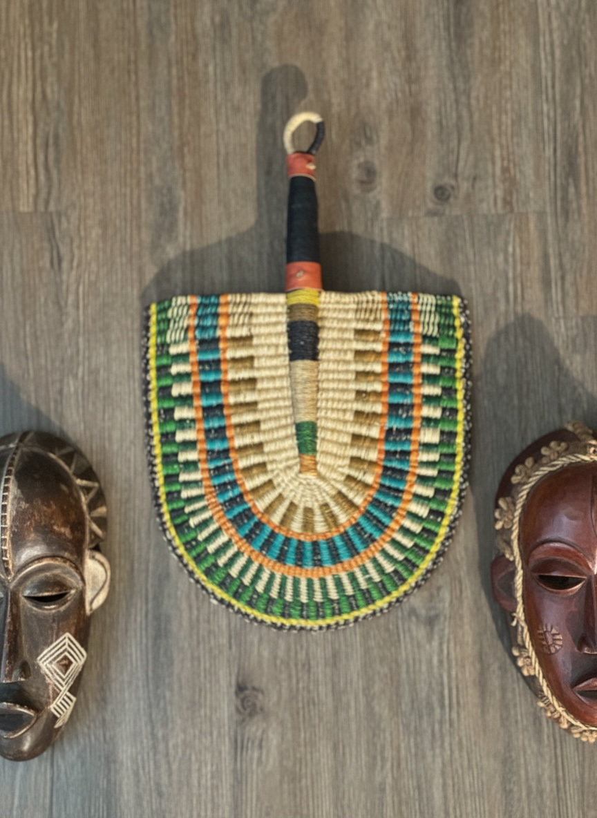 Woven African Fan – 10