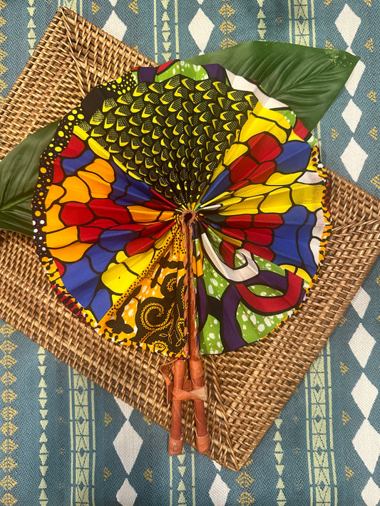 Uzuri wa Uhai Ankara Folding Fan (Imperfection)
