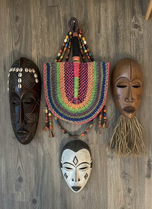 Woven African Fan – 08