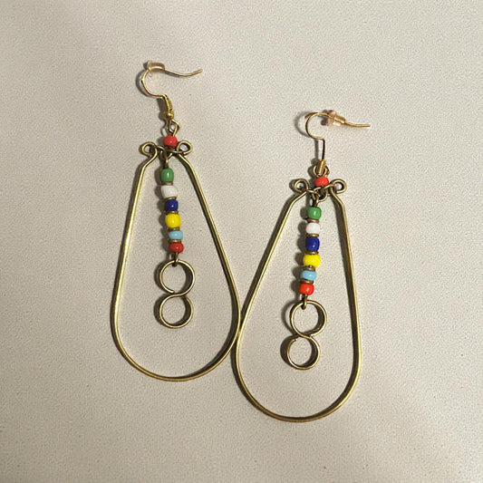 Radiant Harmony Loop Earrings