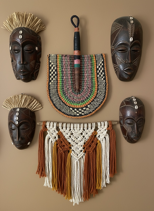 Woven African Fan – 49