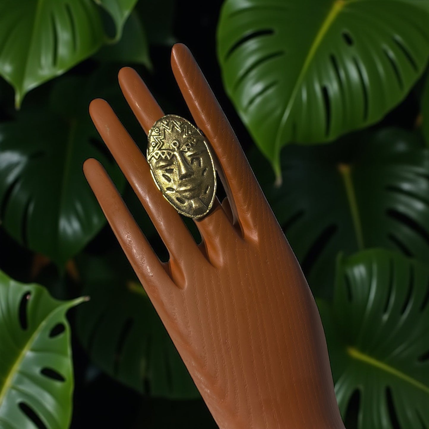 Ancestral Echo Brass Ring