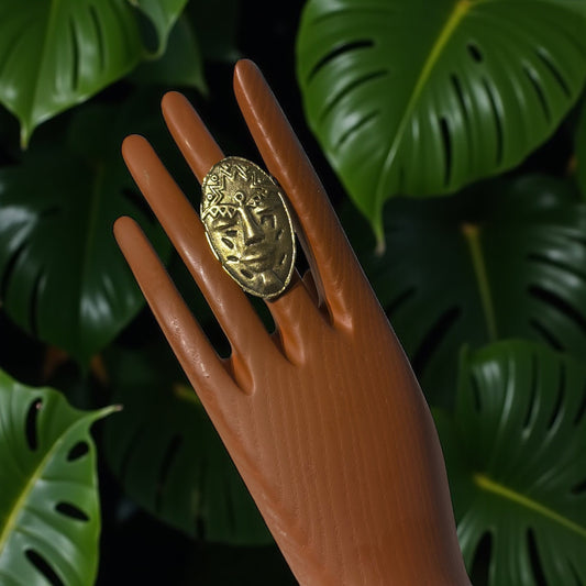 Ancestral Echo Brass Ring