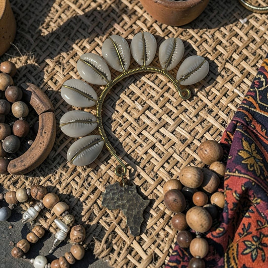 AdornHer “Spirit Journey” Cowrie Ear Cuff(Right Ear)