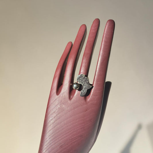 Unity Bead Silver Ring