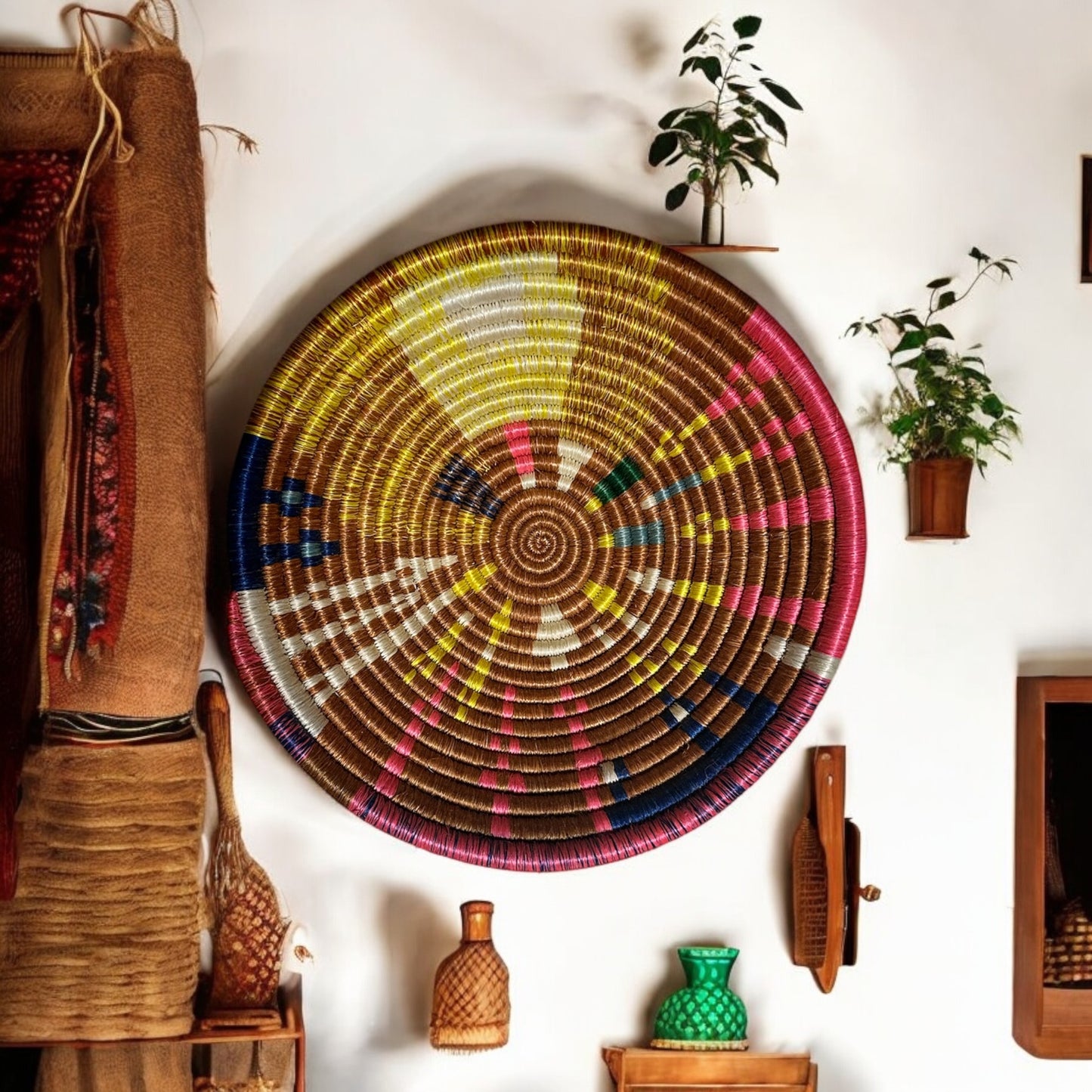 Festival Spirit Woven Basket