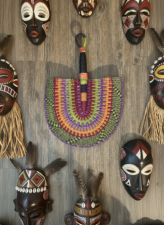 Woven African Fan – 13