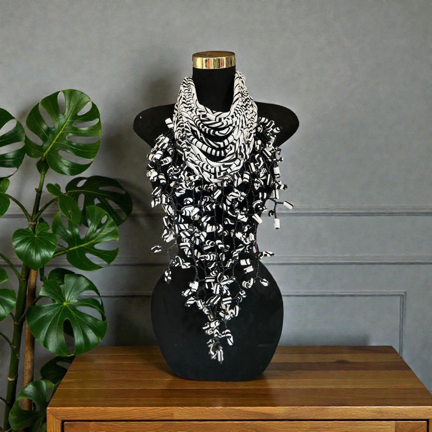 Between Tradition & Tomorrow — Black & White Statement Adornment