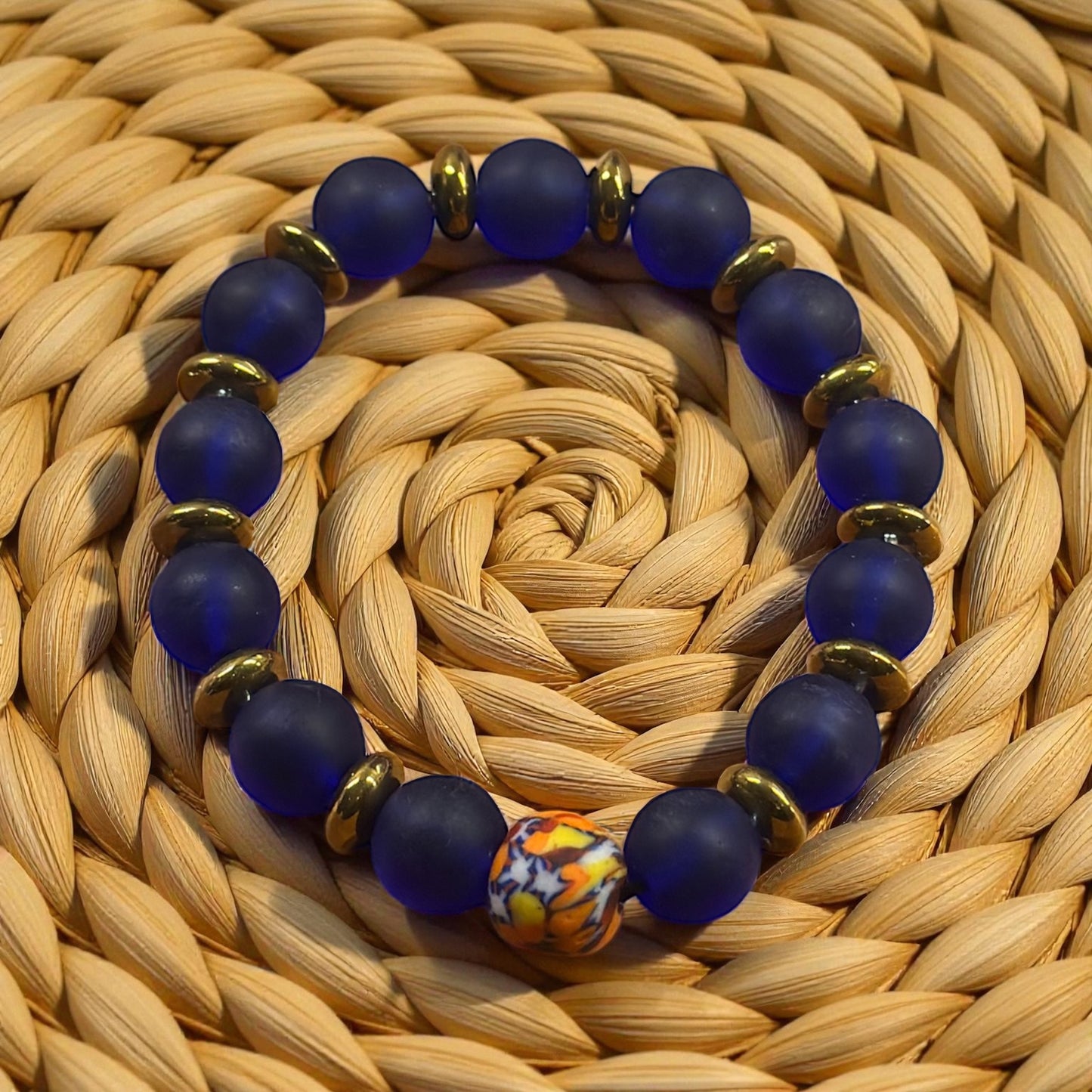 🪶 “Royal Eclipse” Bracelet