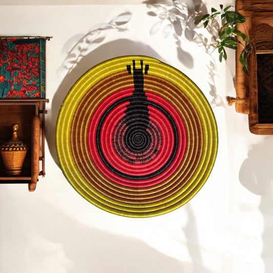 Sunset Spirit Woven Basket (Large)