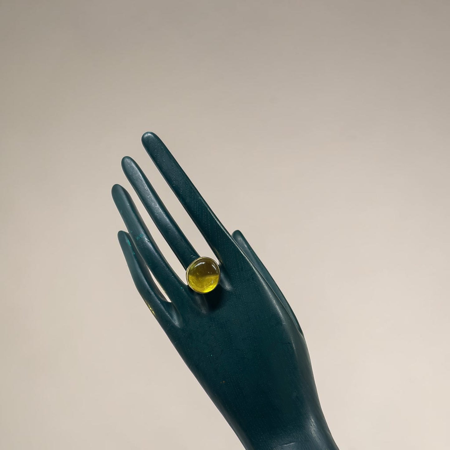 Golden Dew Brass Ring
