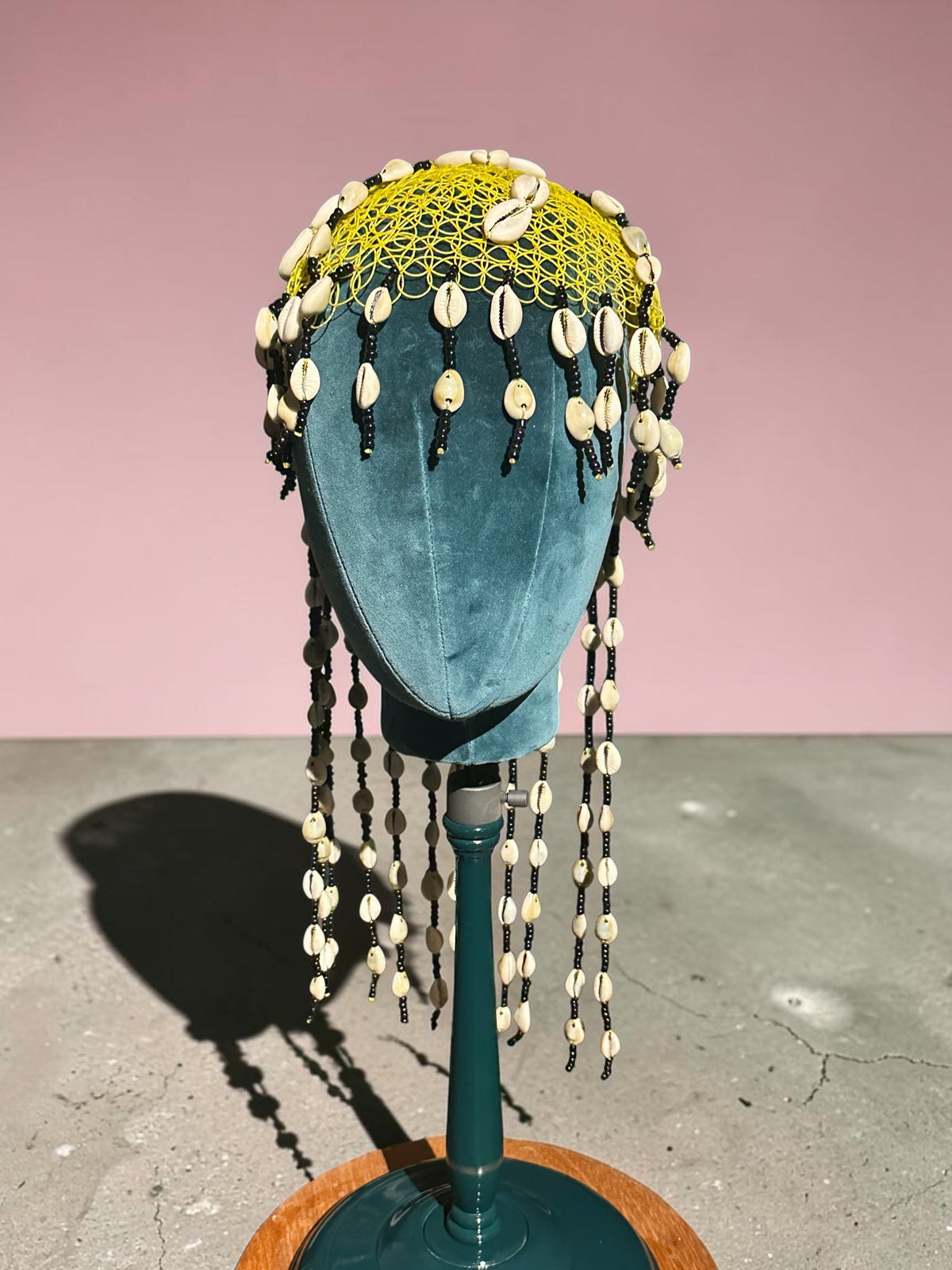Golden Oracle Cowrie Shell Headpiece