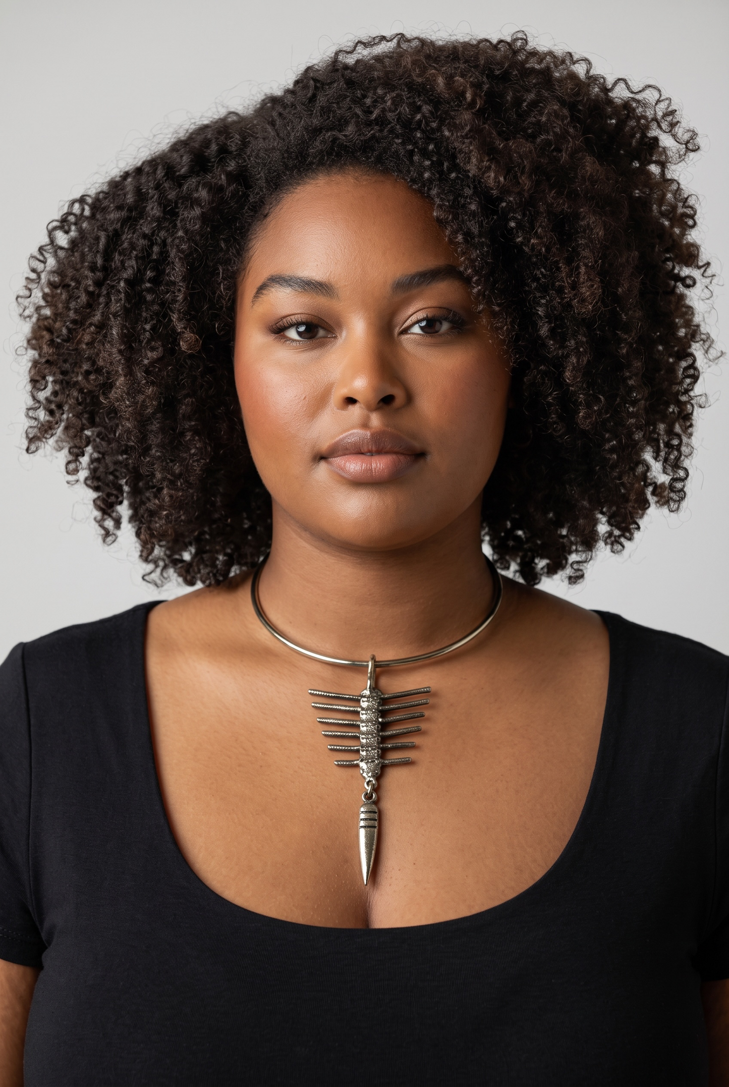 The Freedom to Wander Brass Necklace