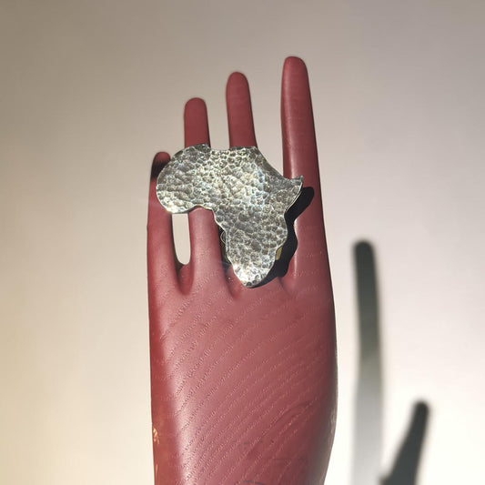 Mother Africa Silver Ring