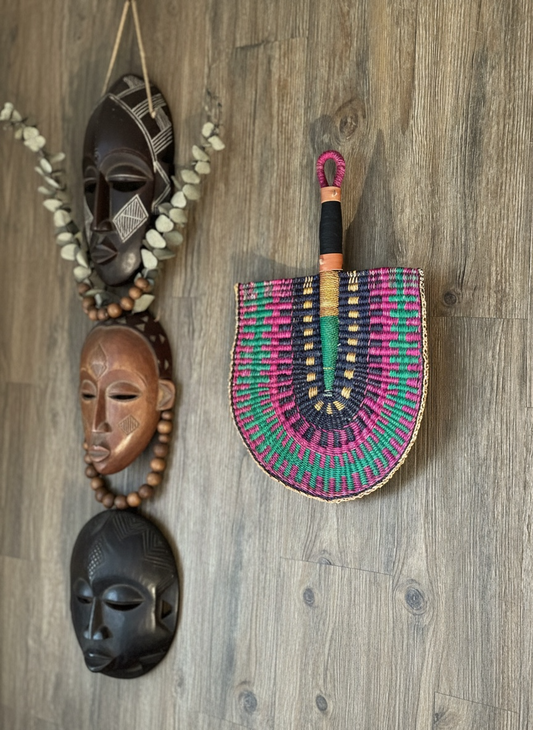 Woven African Fan – 12