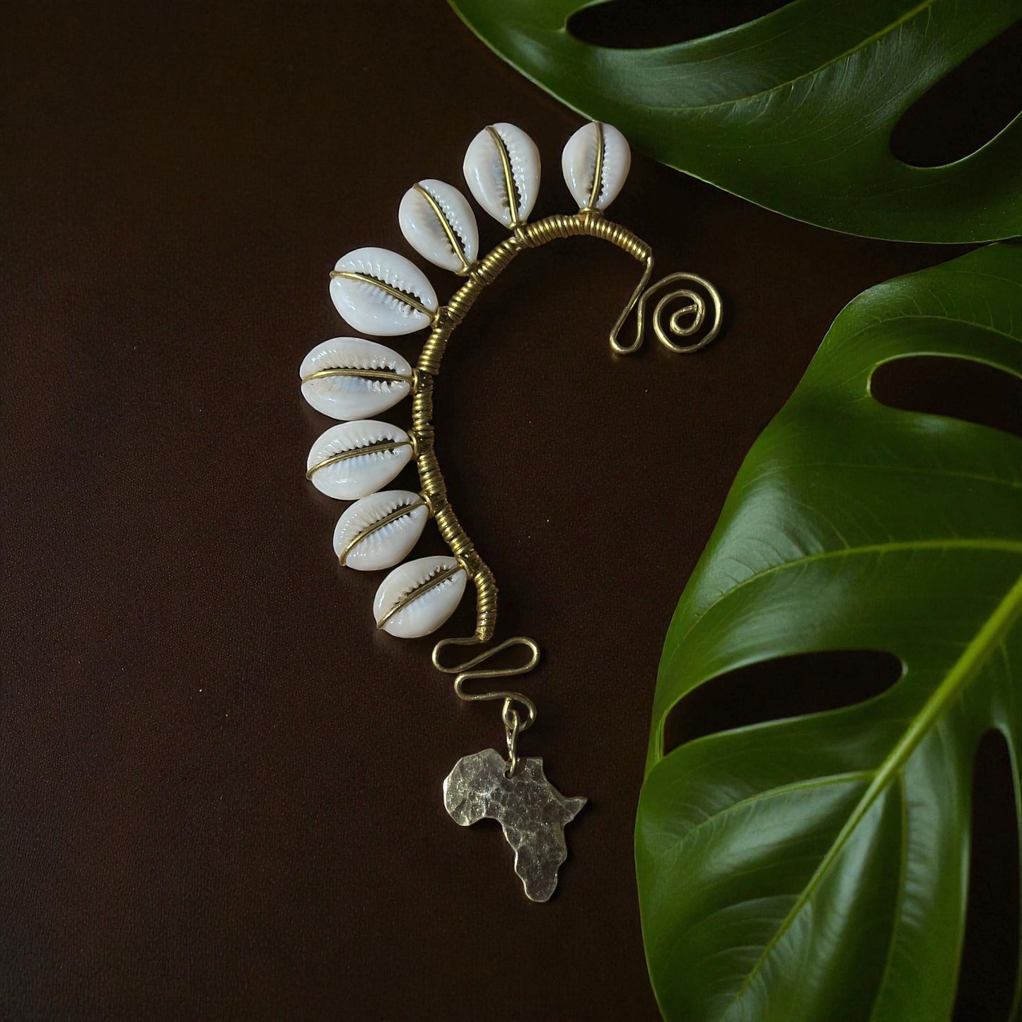 Ancestral Rhythm Ear Cuff – Right Ear