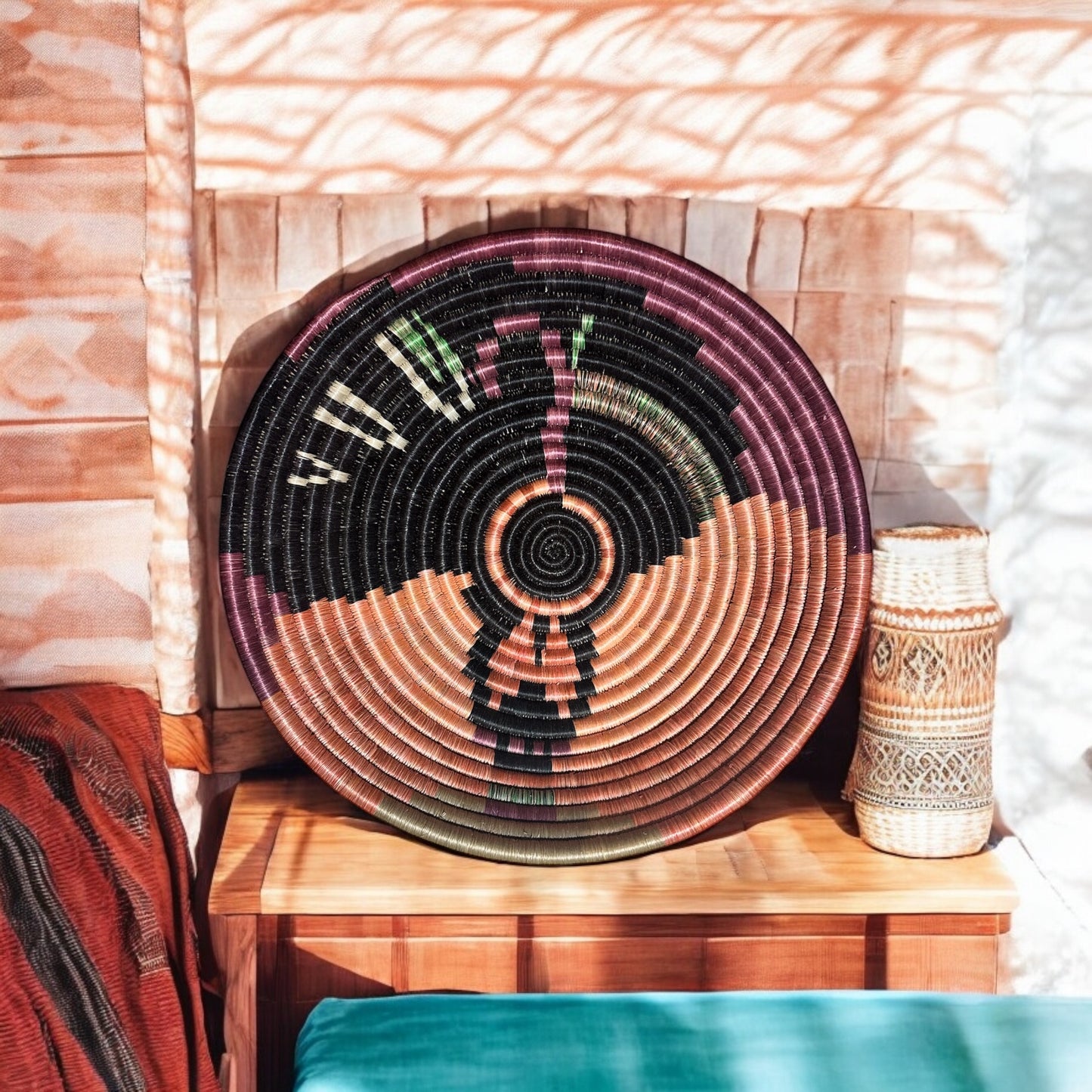 Blossom Shadow Woven Basket