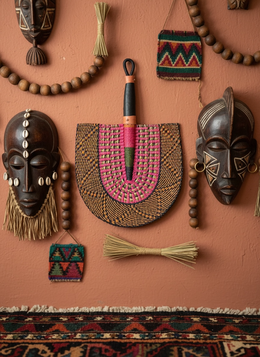 Woven African Fan – 20