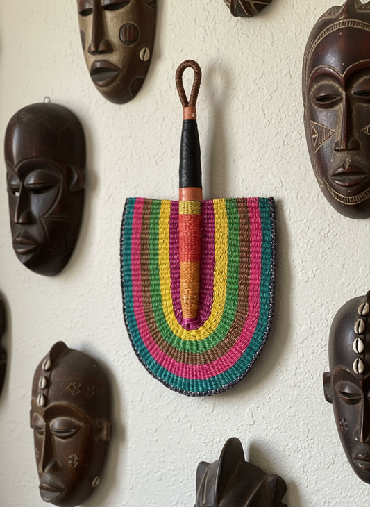 Woven African Fan – 45
