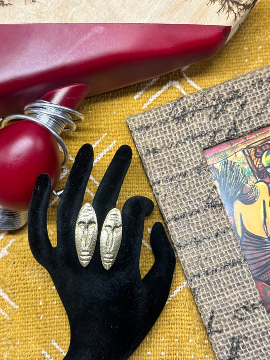 Twin Mask Ring