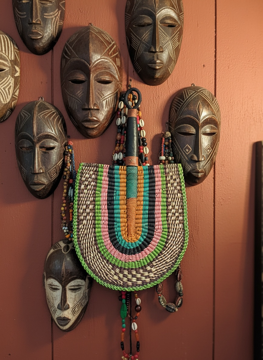 Woven African Fan – 15