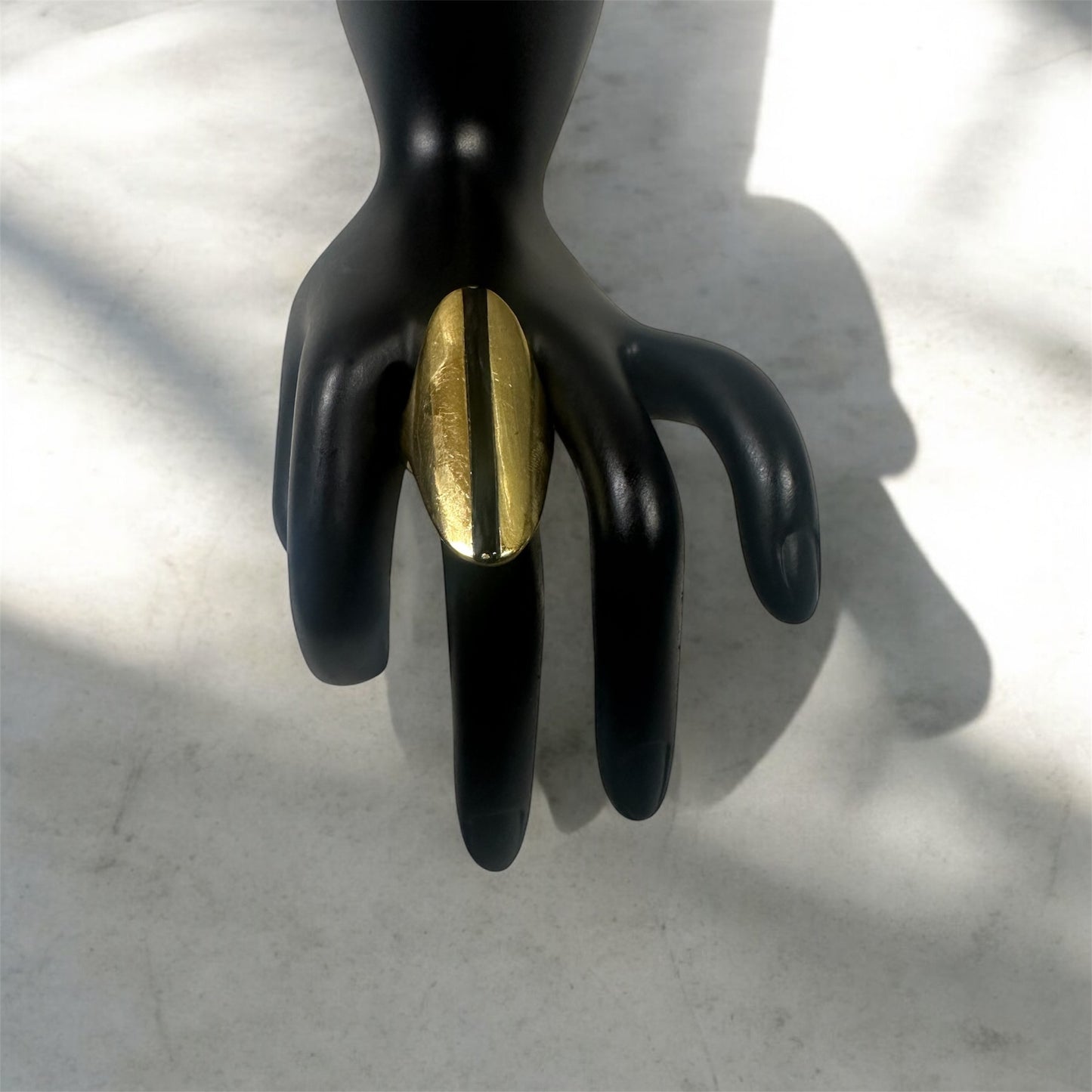 Golden Obelisk Ring