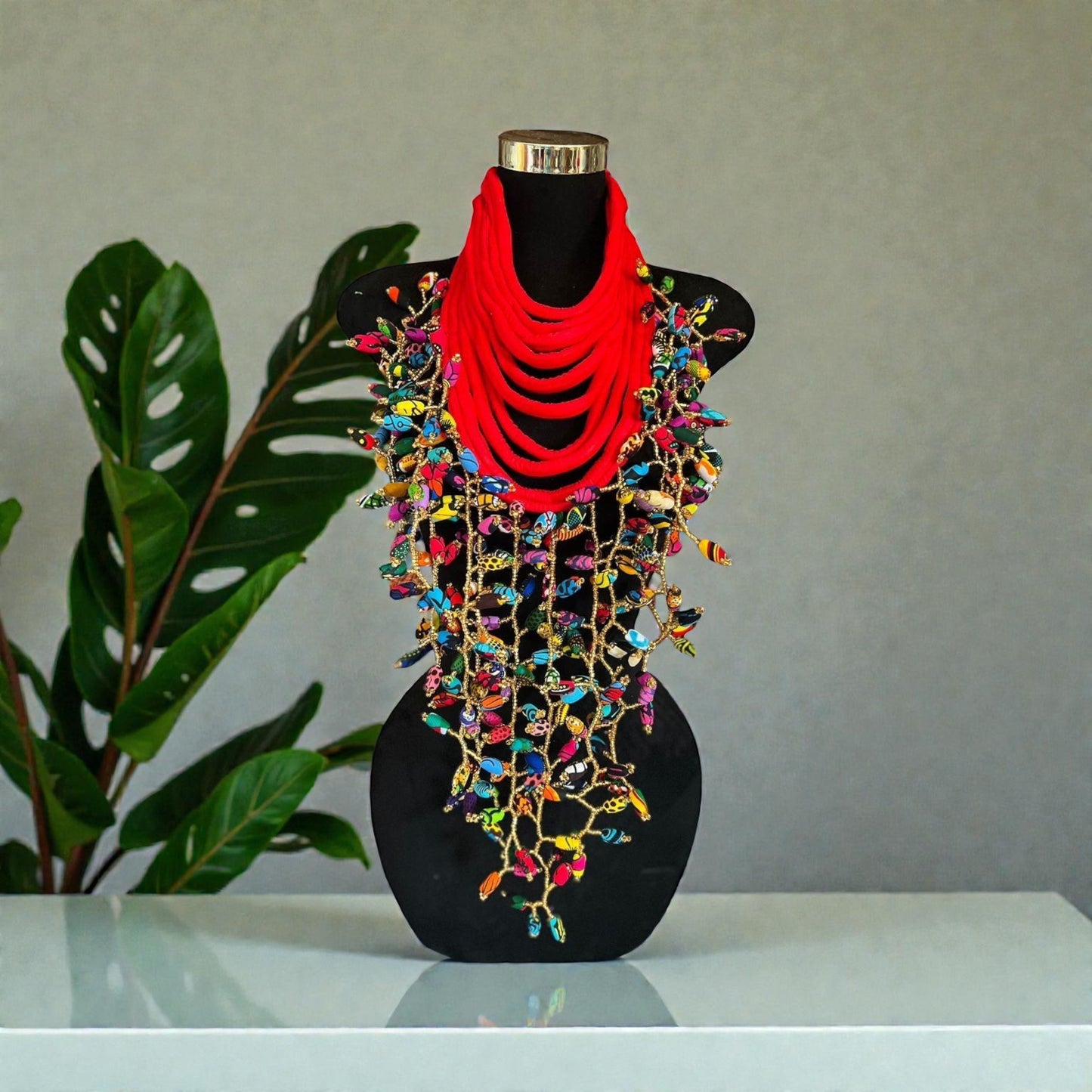 Made to Be Seen — Red Statement Adornment