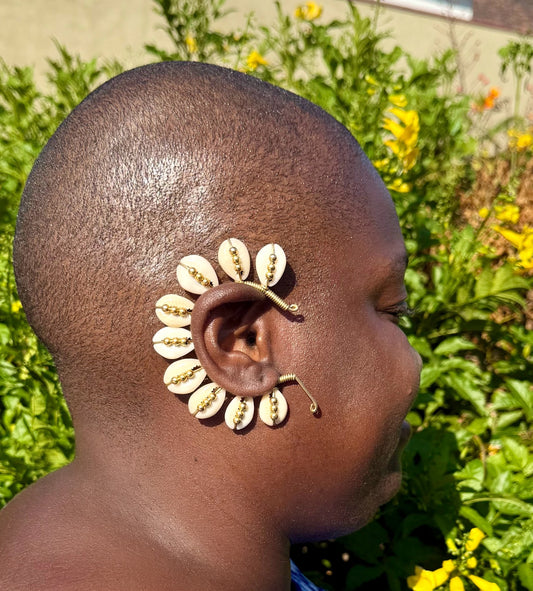 Sunseeker’s Shells Ear Cuff – Right Ear