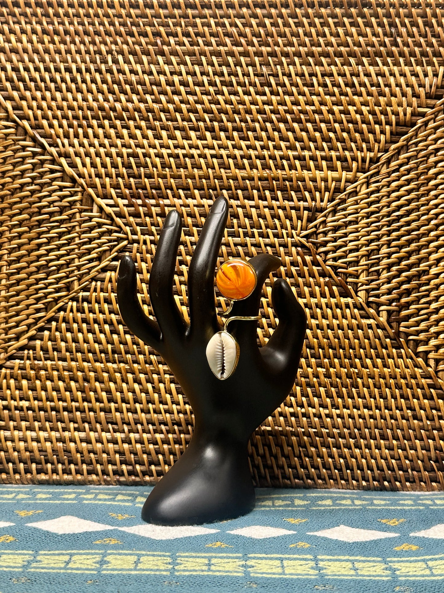 Amber Sunset Ring