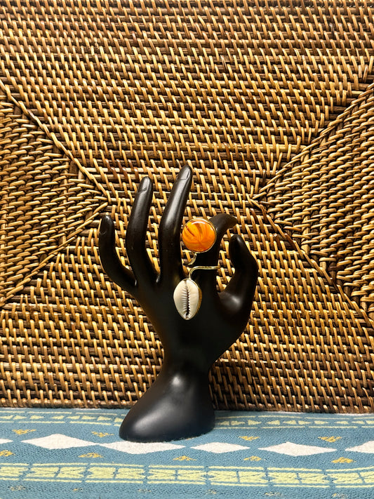 Amber Sunset Ring