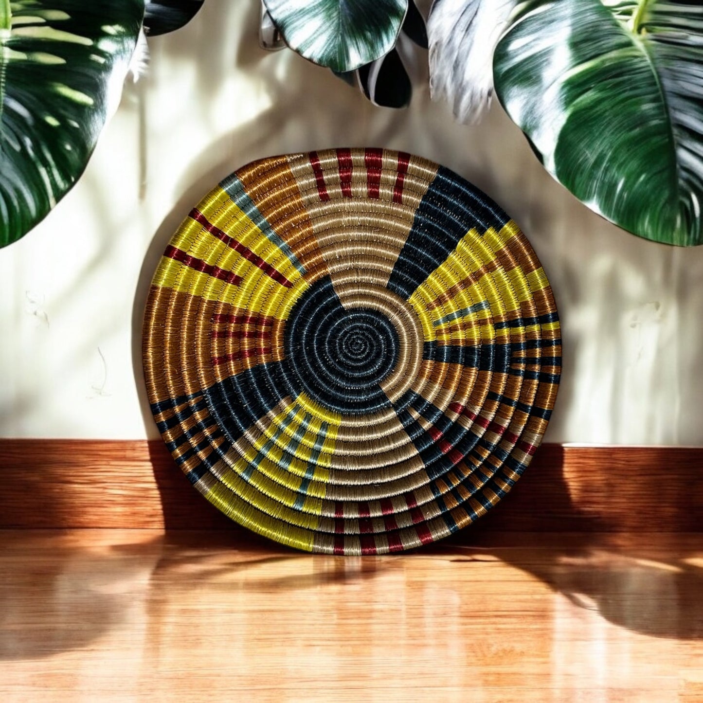 Echoes of Sunrise Woven Basket