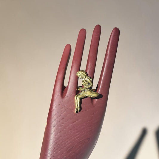 Serenity Figure Brass Ring