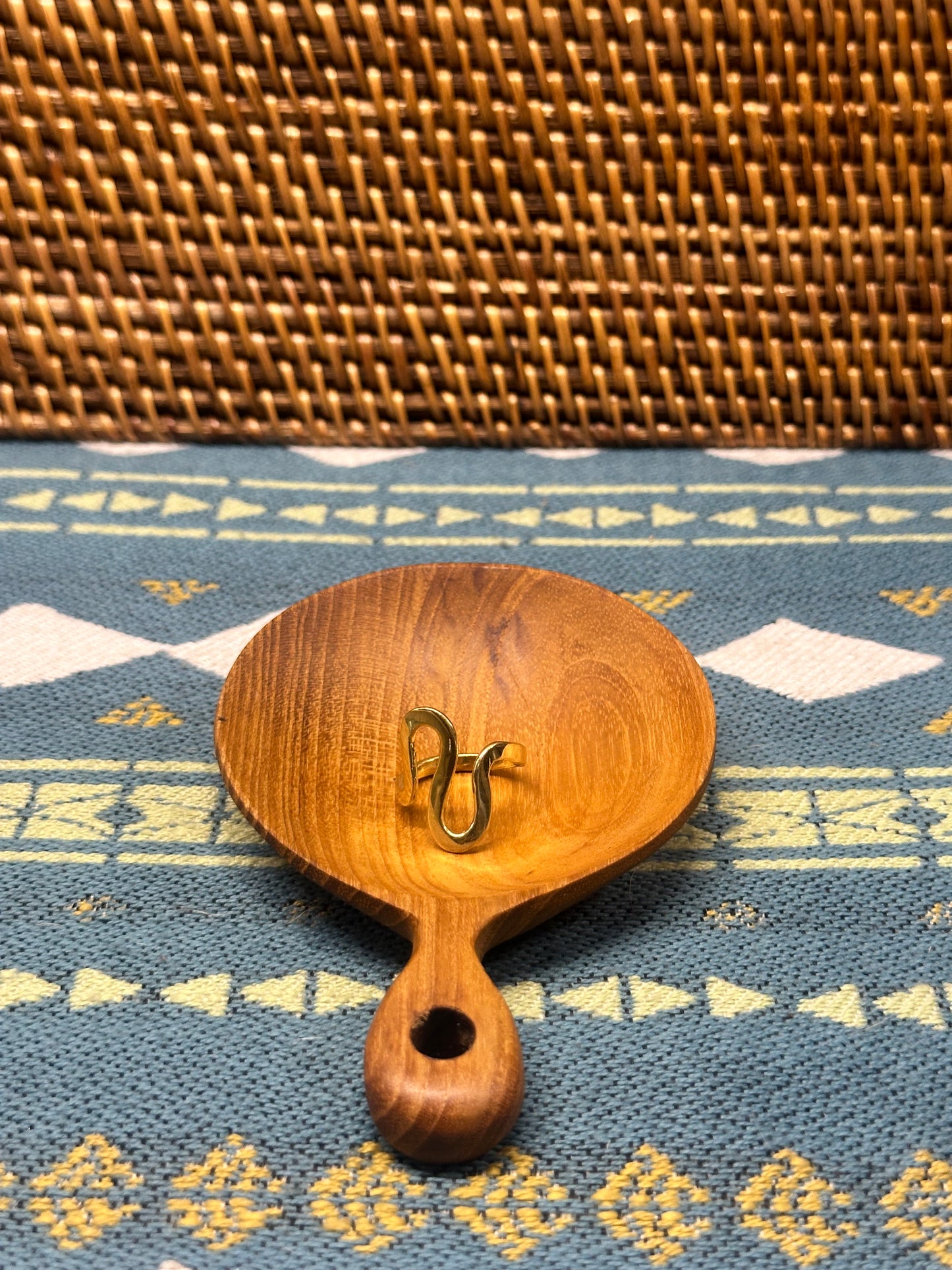 Maasai Dual Sphere Ring
