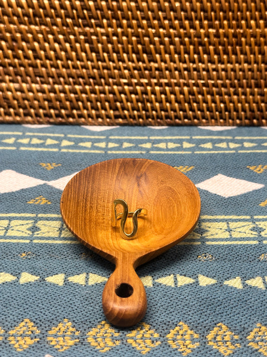 Maasai Dual Sphere Ring