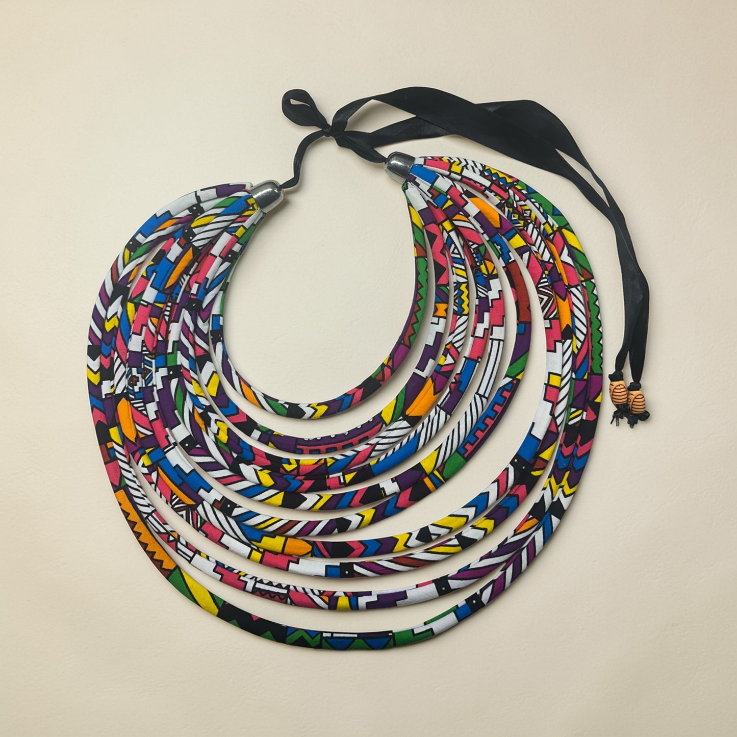 Rhythm in Color Statement Necklace